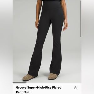 Groove super high rise flared pant